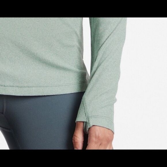 Athleta  Tops Uptempo Ribbed Henley Top - Picture 3 of 8